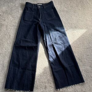 Zara high waisted wide leg jeans